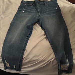 GAP Blue Distressed Jeans